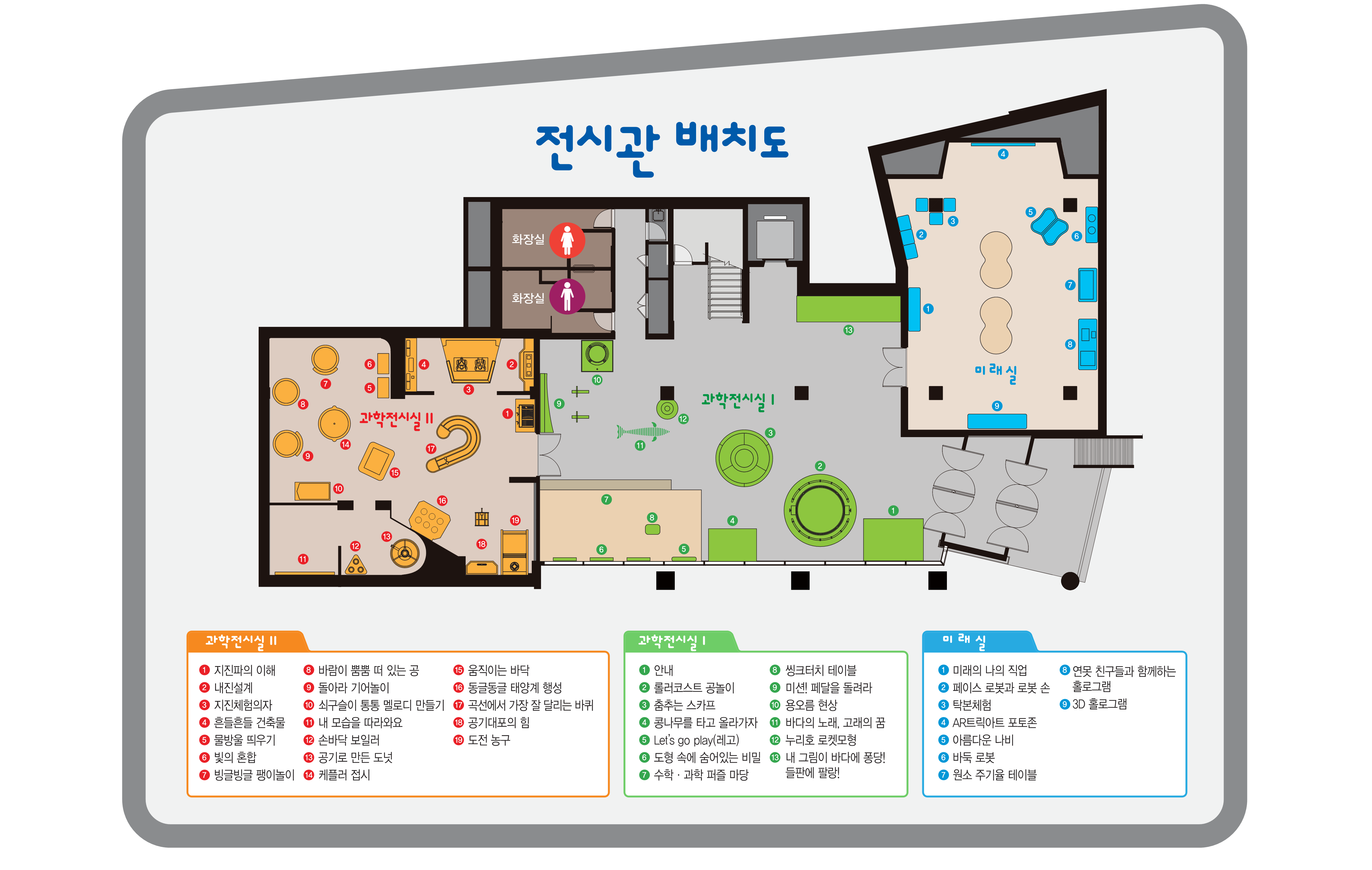 전시관 배치도